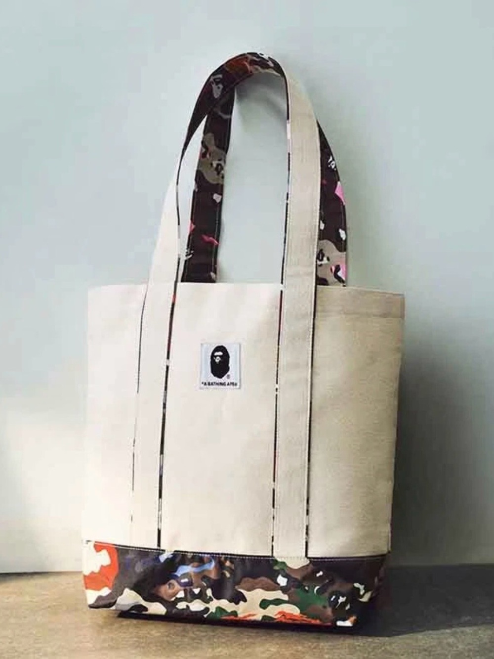 A BATHING APE BAPE Camo Large Tote Bag Japanese Magazine Limited 2026 NEW